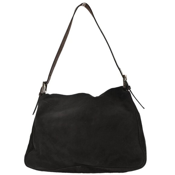 Fendi Black Suede Mamma Baguette Handbag 2348-26325-099 155290 - Picture 2 of 10